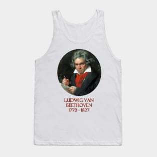 Great Composers: Ludwig van Beethoven Tank Top